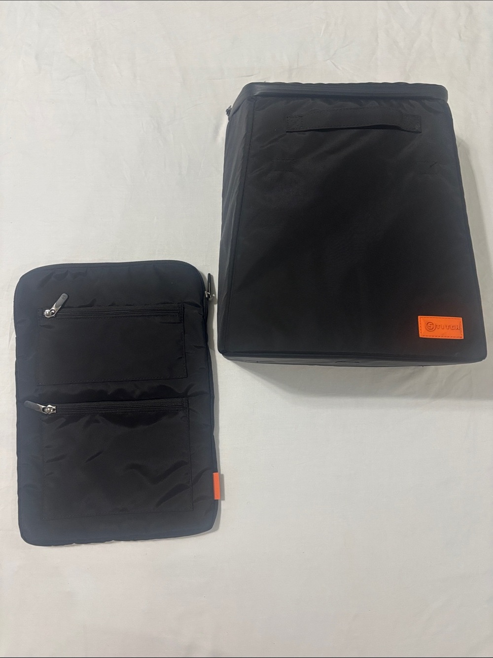 Stitch Golf “Birdie Bag” Black Insulated Cooler & Laptop Sleeve Magnetic INSERTS